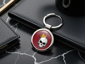 Porte-Clés Personnalisés Design Acier